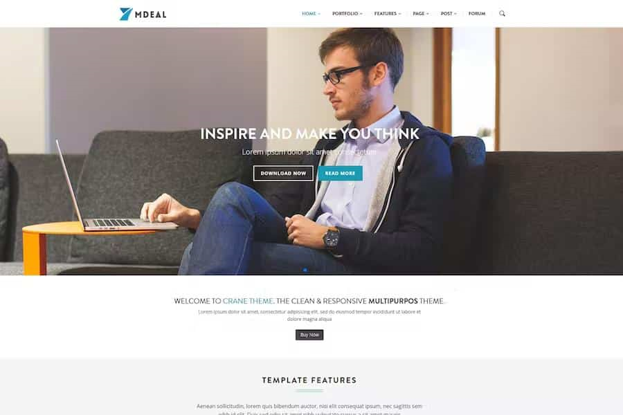 MDEAL – RESPONSIVE BUSINESS DRUPAL 7.6 THEME